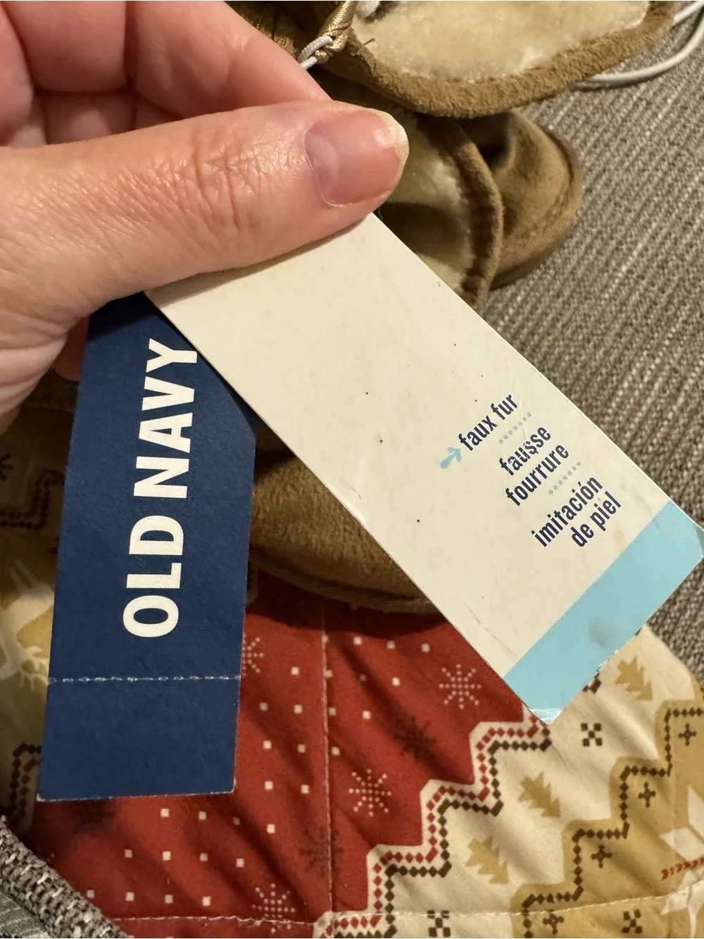 Old Navy Kids Brown Suede-Look Cozy Winter Boots